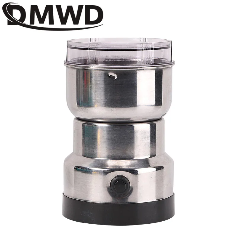 Dmwd Coffee Grinder Electric Mini Coffee Bean Nut Grinder Coffee Beans