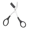 1Pcs Safe Eyebrow Trimmer Stainless Steel Eyebrow Scissors with Comb Hair Removal Shaver Eyebrows Shaping Makeup Tool 5