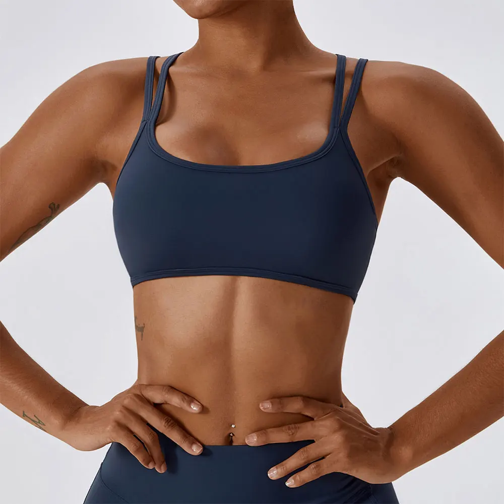 

Women Sports Bra Top Women Cross Strap Sport Bra Yoga Gym Crop Top Brassiere Fitness Top Push Up Sport Bra Breathable Bras