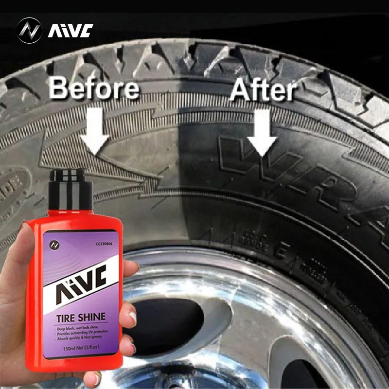 Tire Shine Spray Tire Shine Coating Hydrophobic Sealant Auto Tire Polishing Cleaner Tires Spray Car Detailing