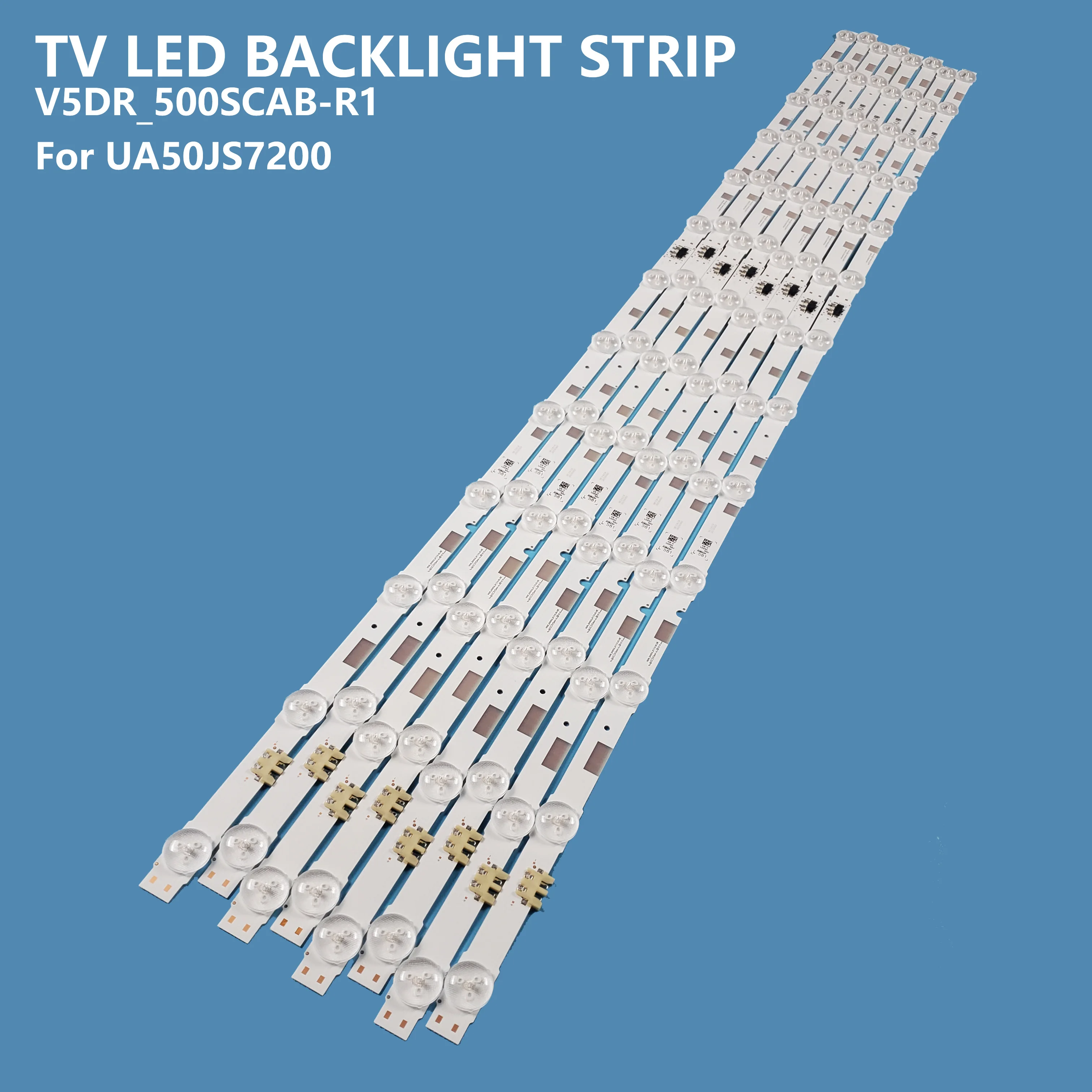 16Pcs/setTV LED Backlight Strip Bar Light V5DR-500SCA/SCB-R1 For Samsung UA50JS7200JXXZ UE50JU6870 UA50JS7200WXHC UE50JU6870UXXN