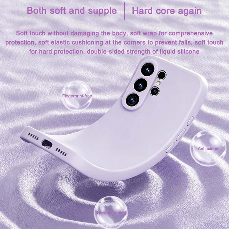 Liquid Silicone Shockproof Phone Case - Soft Cover & Protective Bumper