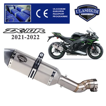 ZX-10R Motorcycle Exhaust Muffler Slip On For Kawasaki ZX10R ZX-10r Exhaust Muffler
