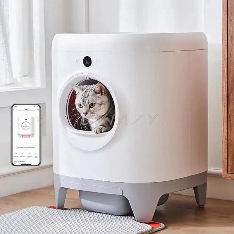 SelfCleaning Cat Litter Box Scooping Free Automatic Cat Litter Box For
