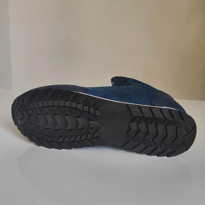 Men boots Men's Winter Shoes Fashion Snow Boots Shoes Plus Size Winter Sneakers Ankle Men Boots Black Blue Footwear