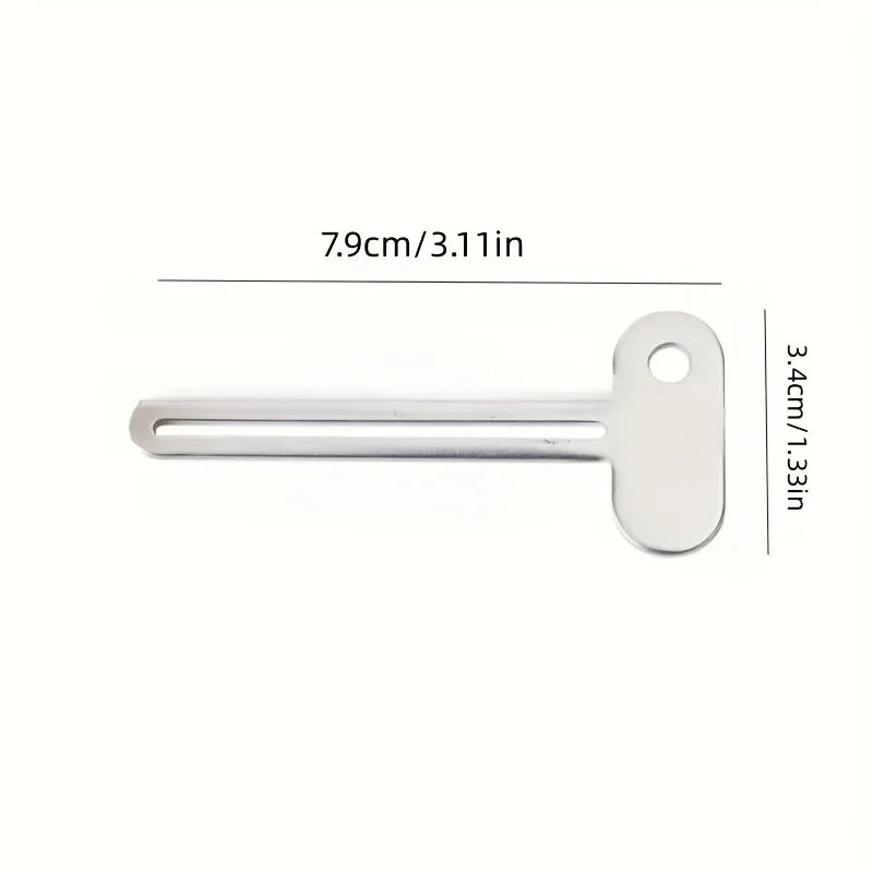 Cast Iron Toothpaste Squeezer - 100% Metal Manual Dispenser & Tube Wringer for Bathroom, No-Spill Design & No Power Needed