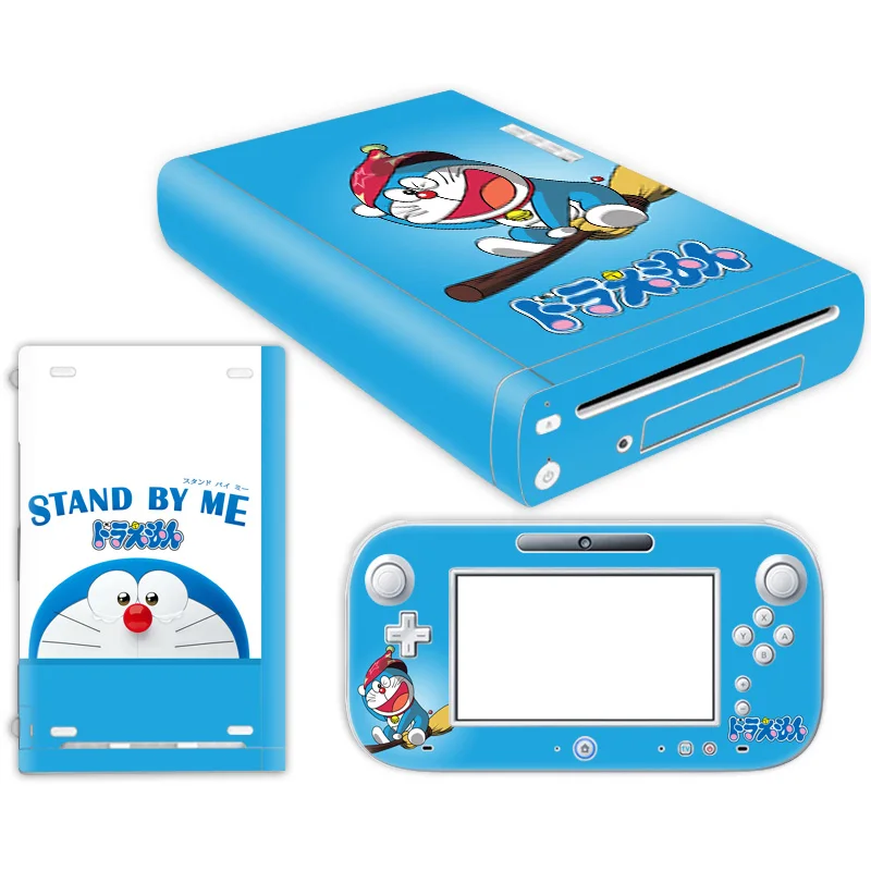 Hello Kitty Pikachu Simpson Vinyl Cover For Nintend Wii U Console Controller Decal Game Accessories For Wii U Skin Sticker 