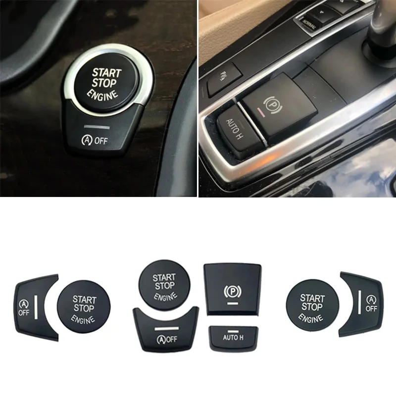 Sleek Car Start/Stop & Electronic Brake Trim Sticker
