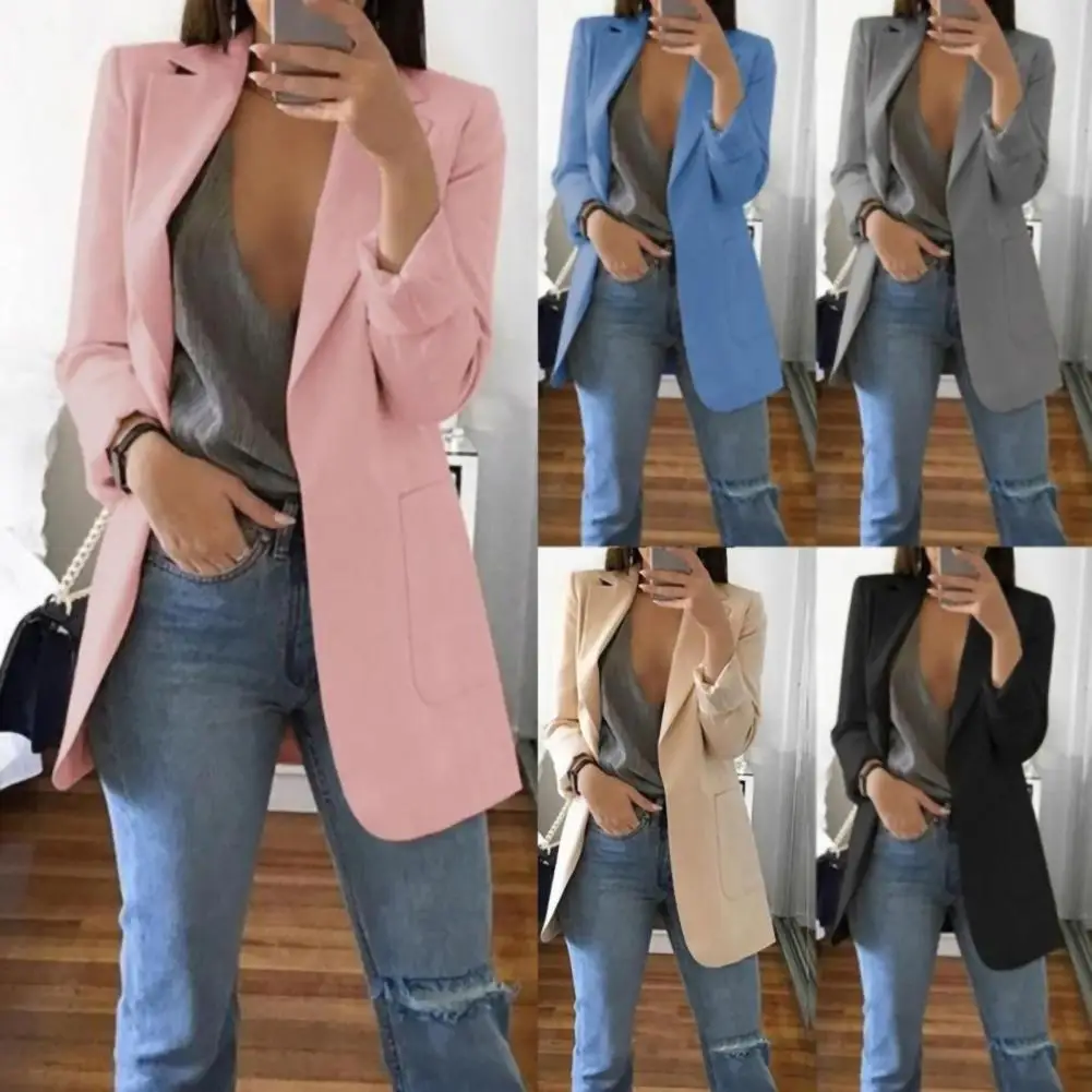 

European And American Women Blazer Fashion Casual Suit Slim Fit Cardigan Oversized Women's Suit Coat 2023 Ladies Jacket Blazer