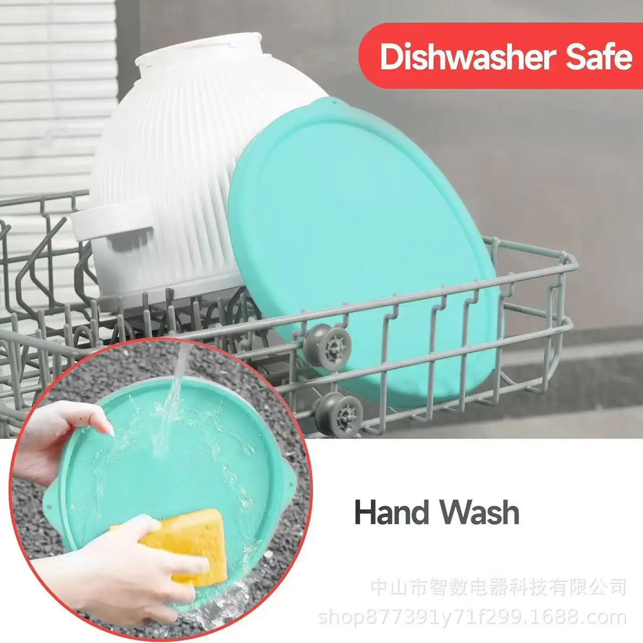 Description Picture 4 of itemSilicone Lid Compatible with Kitchenaid 2-quart Ice Cream Mixer Bowl, Covers for Kitchenaid  Bowl Accessory,Dishwasher Freezer