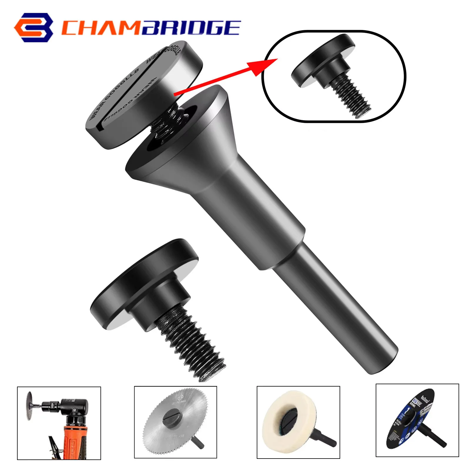 Montage Dorn Für Cut-Off Räder Geeignet für 6mm 10mm Loch Schneiden Disc Schleifen Rad Sägeblatt für Die Grinder Dreh Werkzeug