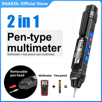 Smart Digital Multimeter 4000 Counts Non Contact High Precision Voltage Detector Pen Auto Range OHm NCV Electrician Tester