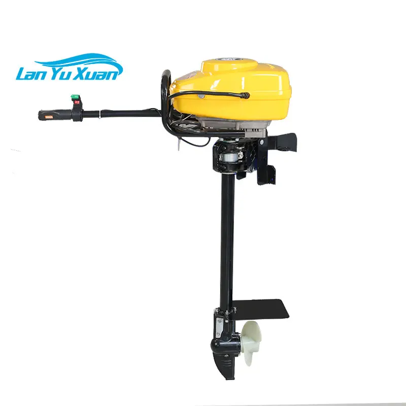 48V 800W Electric trolling motor fishing boat use outboard engine /Fisherman used boat to fish haitang lake  outboard engine verona and lake garda architectural guide
