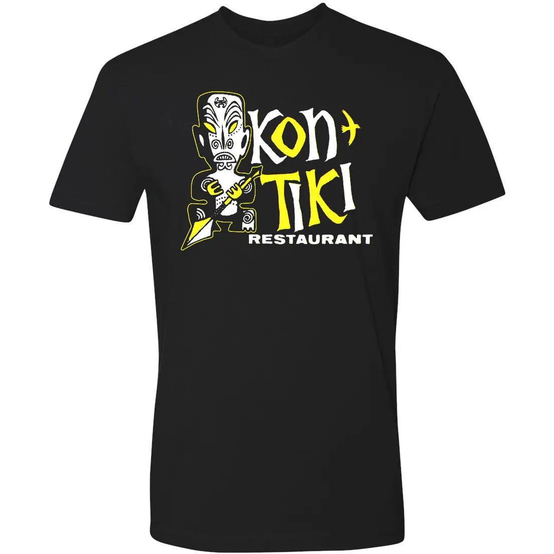 Retro Tiki Bar Tee T Shirt Hula Rum Mug Kon Tiki Restaurant Polynesian