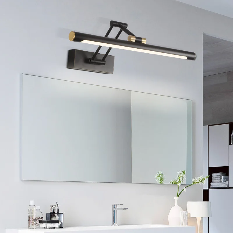 Foldable Telescopic Adjustable LED Mirror Front Light – Bathroom, Washbasin, Shower, Closet Makeup Fill Light 3