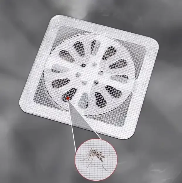 Floor Drain Filter Disposable Hair Catcher Shower Sink Strainer Sewer Mesh Stickers Multifunctional 10x10cm