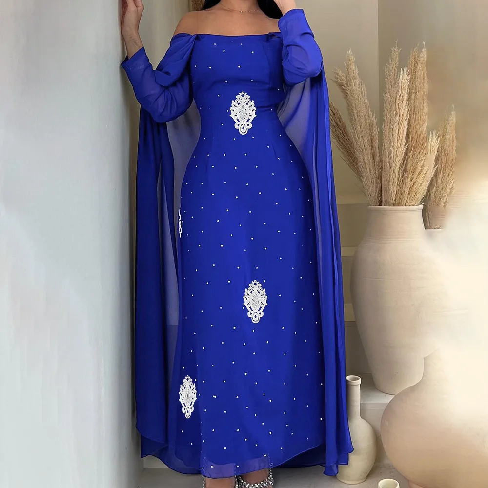 

Morocco Party Dresses Dubai Abayas Eid Muslim Dress for Women Abaya Jalabiya Emboridery Kaftan Abaya Vestidos Arab Long Robe