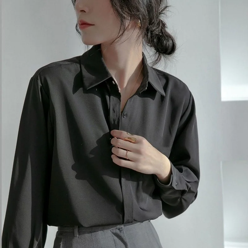 Tanie Xuj wiosna lato 2022 kobiety moda tunika szyfonowa bluzka koszule