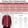 2024 Chinese Style Men Warm Spring Festival Long Sleeve Thickened Cotton Jacket Coat Winter Plush Stand Collar Corduroy Overcoat 6