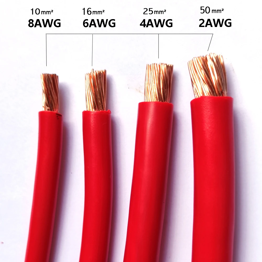 Câble solaire DC 10mm² Rouge