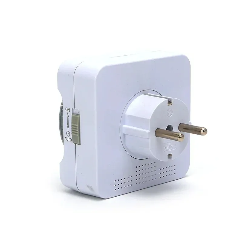 24 Hours Mechanical Timer Switch Indoor EU Plug Socket Auto Power-Off Smart Countdown Cycle Timing