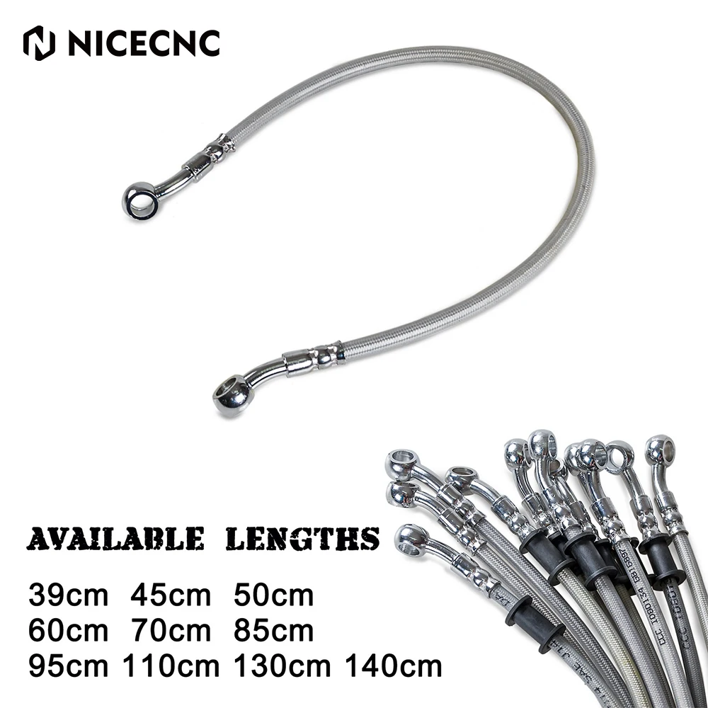 thumbnail image 2 of Rxmgf Motorcycle Hydraulic Brake Oil Hose Line Pipe For Atv Pit Dirt Bike Go Kart 60 Cm 2 of 12