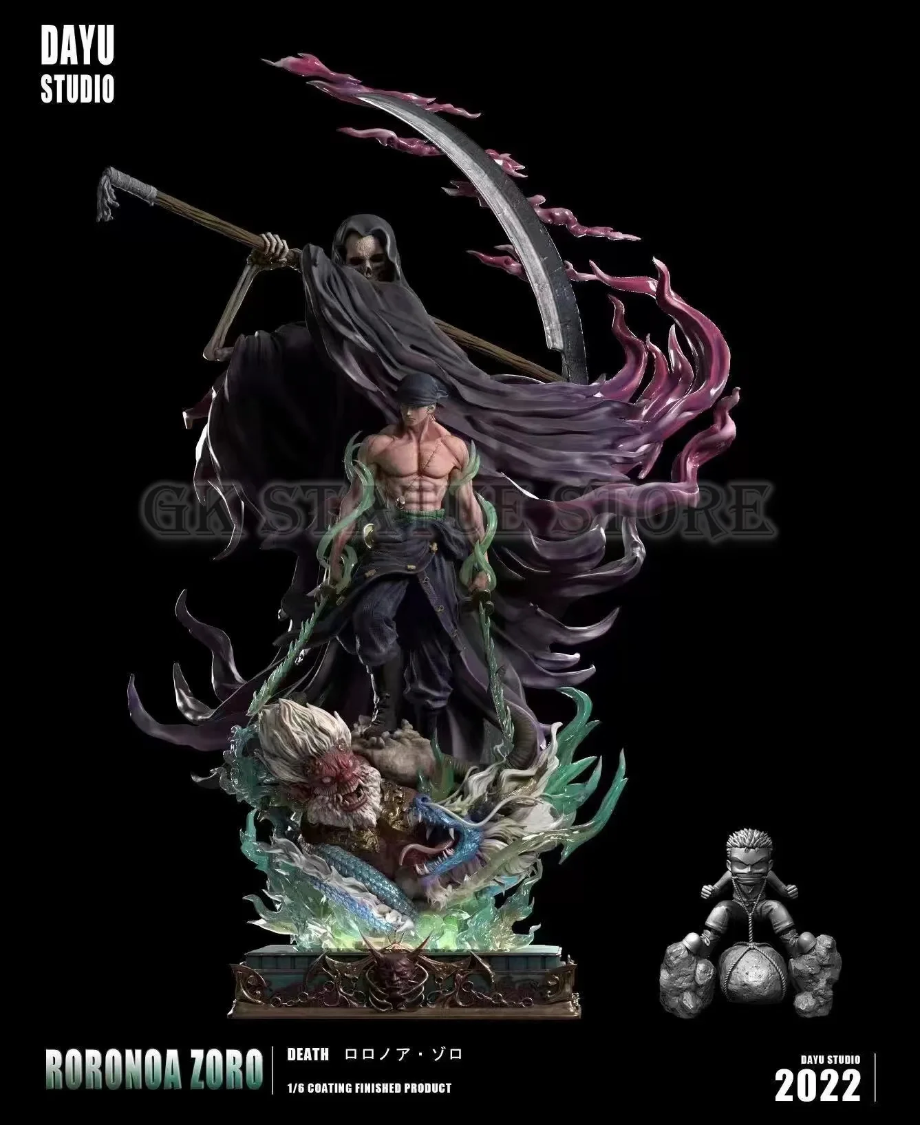 

DAYU Roronoa Studio Zoro GK Original Product statue Anime model Toy Gift for kid