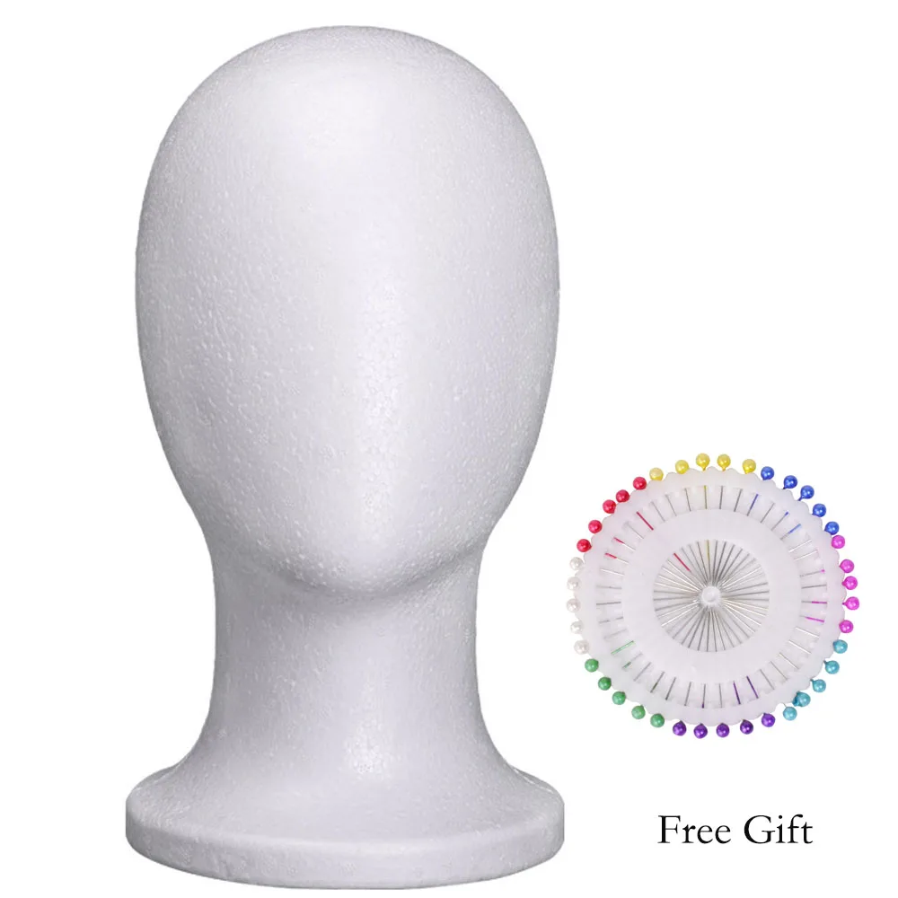 22 zoll Weibliche Schaum Mannequin Kopf Perücke Kopf Display Glatte Langlebige Styling Werkzeuge Langlebig Tragbare Mode für Home Reise – Detail 14