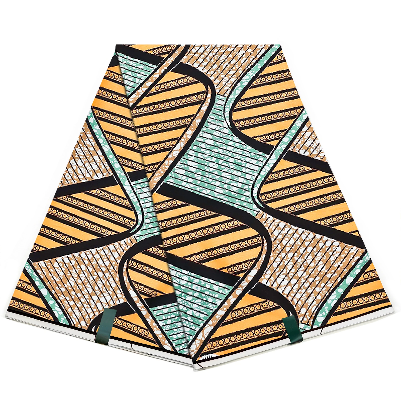 Guaranteed Super Real Wax Print Batik African Fabric Dutch Dress 100% Cotton 6Yard Hollandais Soft Pagne DIY Materials VI21