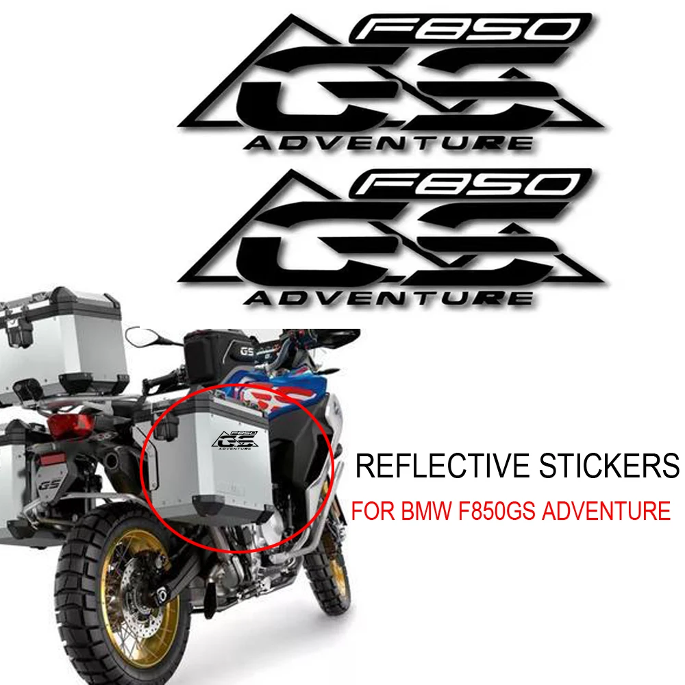 Per Bmw F850Gs F850 F 850 Gs Adv Adventure Moto Top Side Tail Box Custodie Panniers Adesivi Per Bagagli Decalcomanie