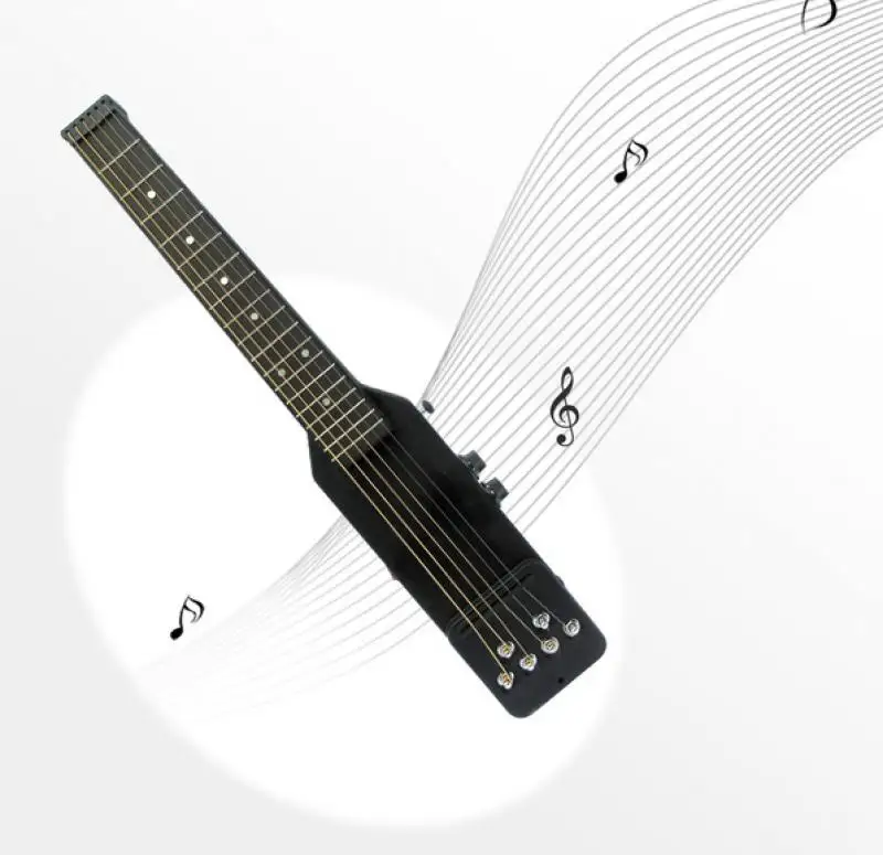 クリエイティブな折りたたみ式エレキギター,1ピース,小型