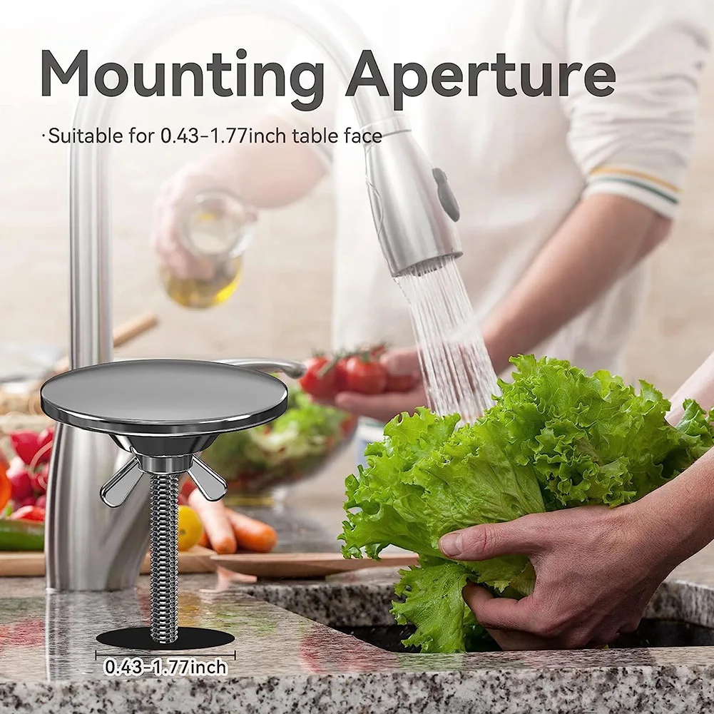 304 Stainless Steel Kitchen Sink Hole Cover Faucet Tap Hole Plate Cover Blanking Plug Stopper Kitchen Gadge 2inch Kitchen Accessories Kitchen Sink Hole Cover