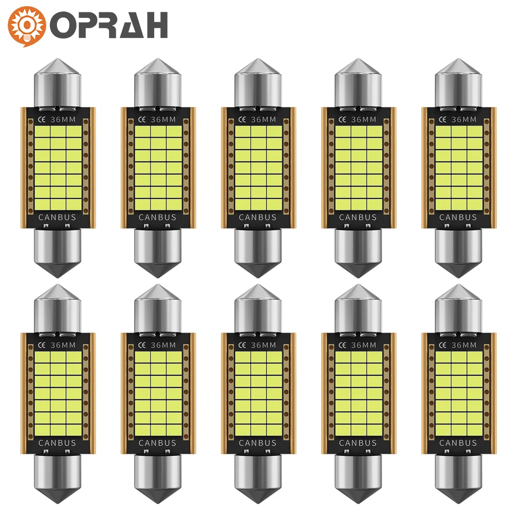 10X C10W C5W фотолампы Canbus Festoon 31 мм 36 39 41 для автомобильной лампы внутреннего чтения