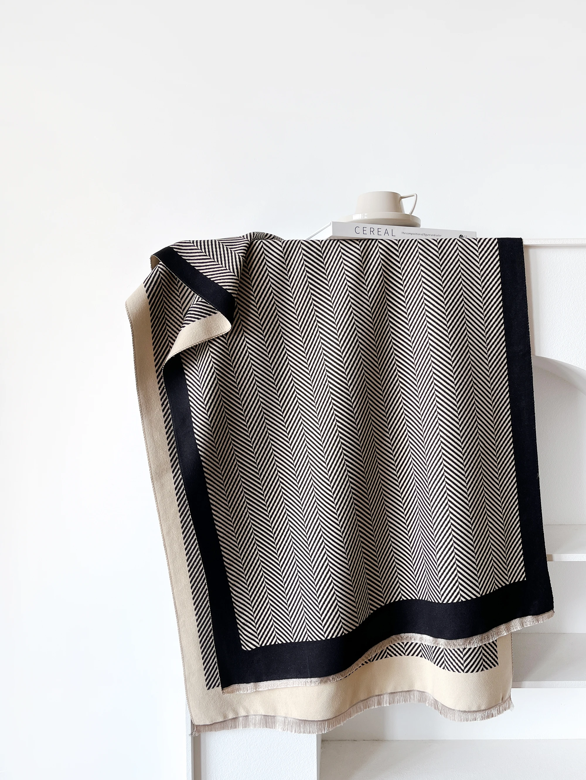 2024 Winter Women Cashmere Scarf Thick Warm Pashmina Shawls Wraps Floral  Jacquard Lady Blanket Echarpe Bufanda Female New