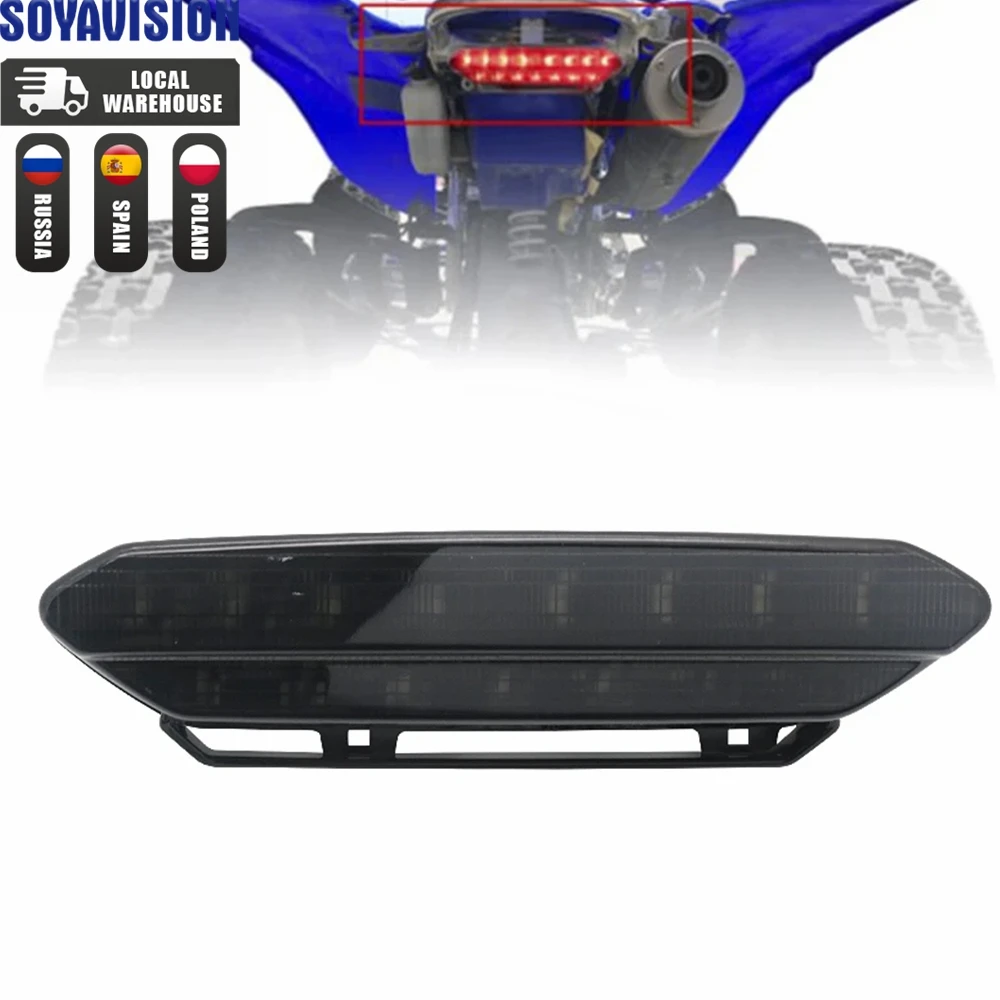 ATVRedLEDTaillightsBrakeStopLightLEDRearLampforYamahaYFZ