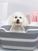 Foldable Bath Tub For Dogs Anti-running Dog Washing Basin Dog Bathtub Special Bathtub For Cats Pet Bathtub 1