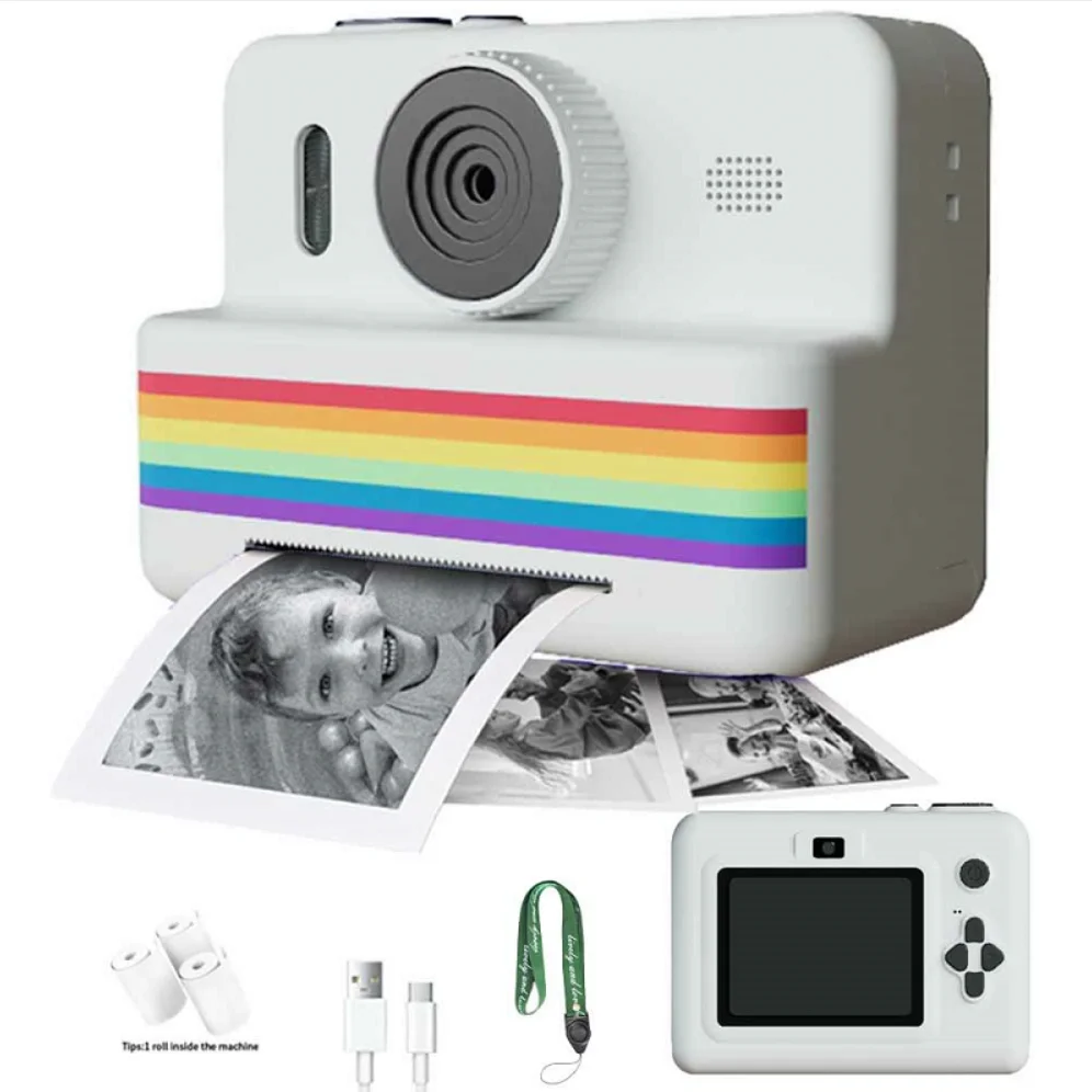 Kids Camera Instant Print Christmas Birthday Gifts for Girls Boys