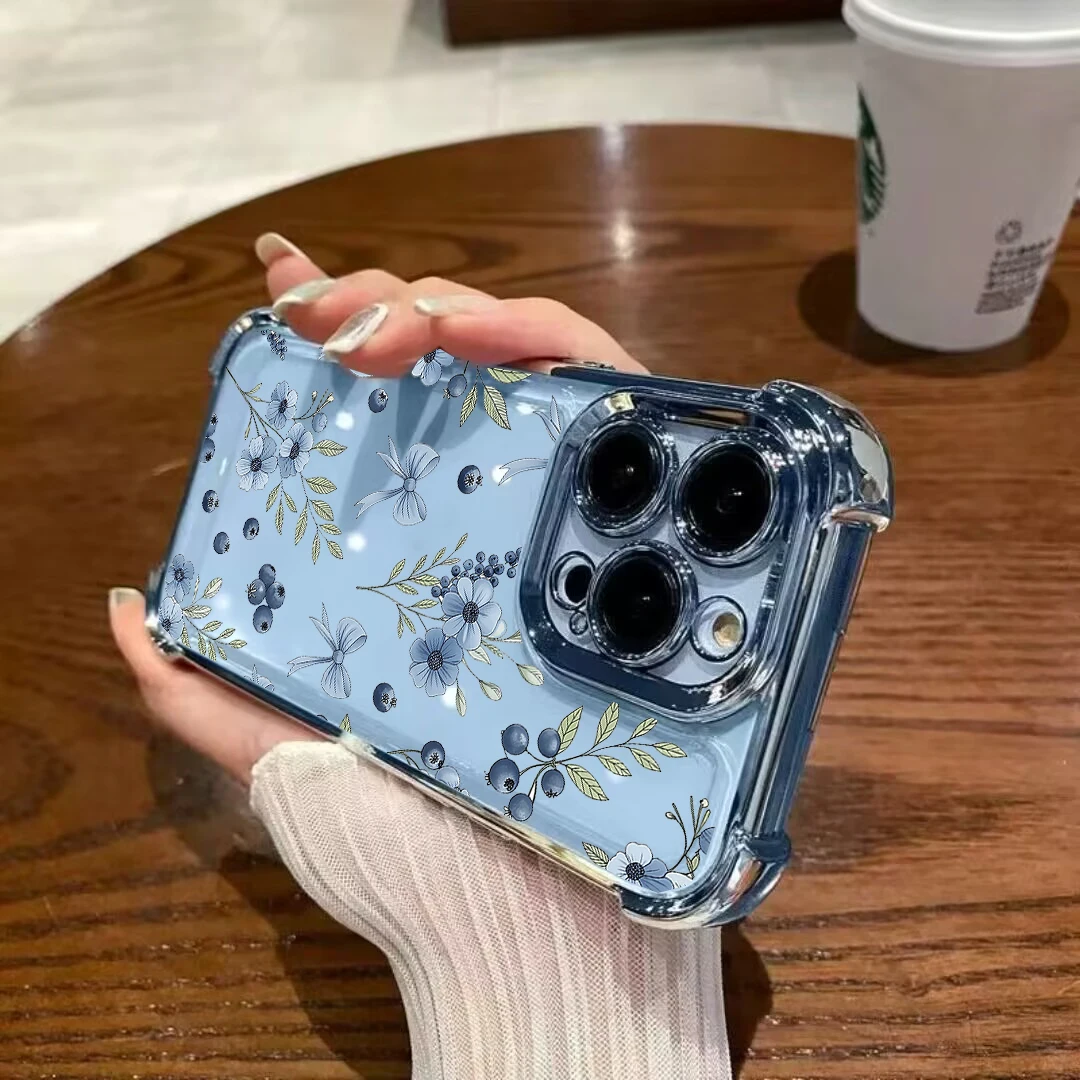 Clear Daisy Flower Phone Case - TPU Cover