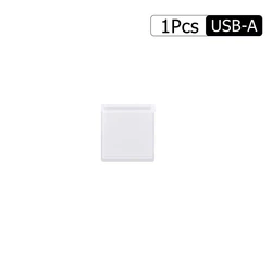 Universal USB A Port Dust Plug Protection Cap - Charging and Data Cable Protector Cover (1 - 10 Pack) (1Pcs USB A)