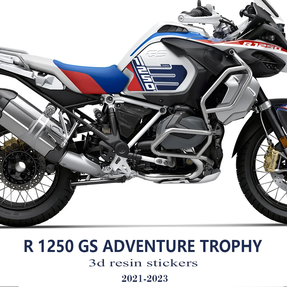 

R1250GS Adventure Trophy Motorcycle 3D Epoxy Resin Sticker Kit For BMW R 1250 GS Adventure Trophy 2021-2023