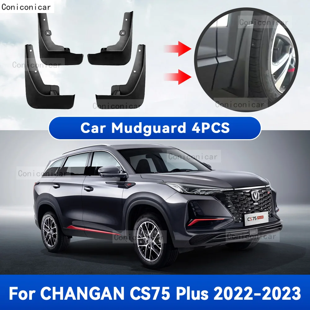 For-CHANGAN-CS75-Plus-2022-2023-Mud-Flap-Mudflap-Front-Rear-Fender-Anti ...