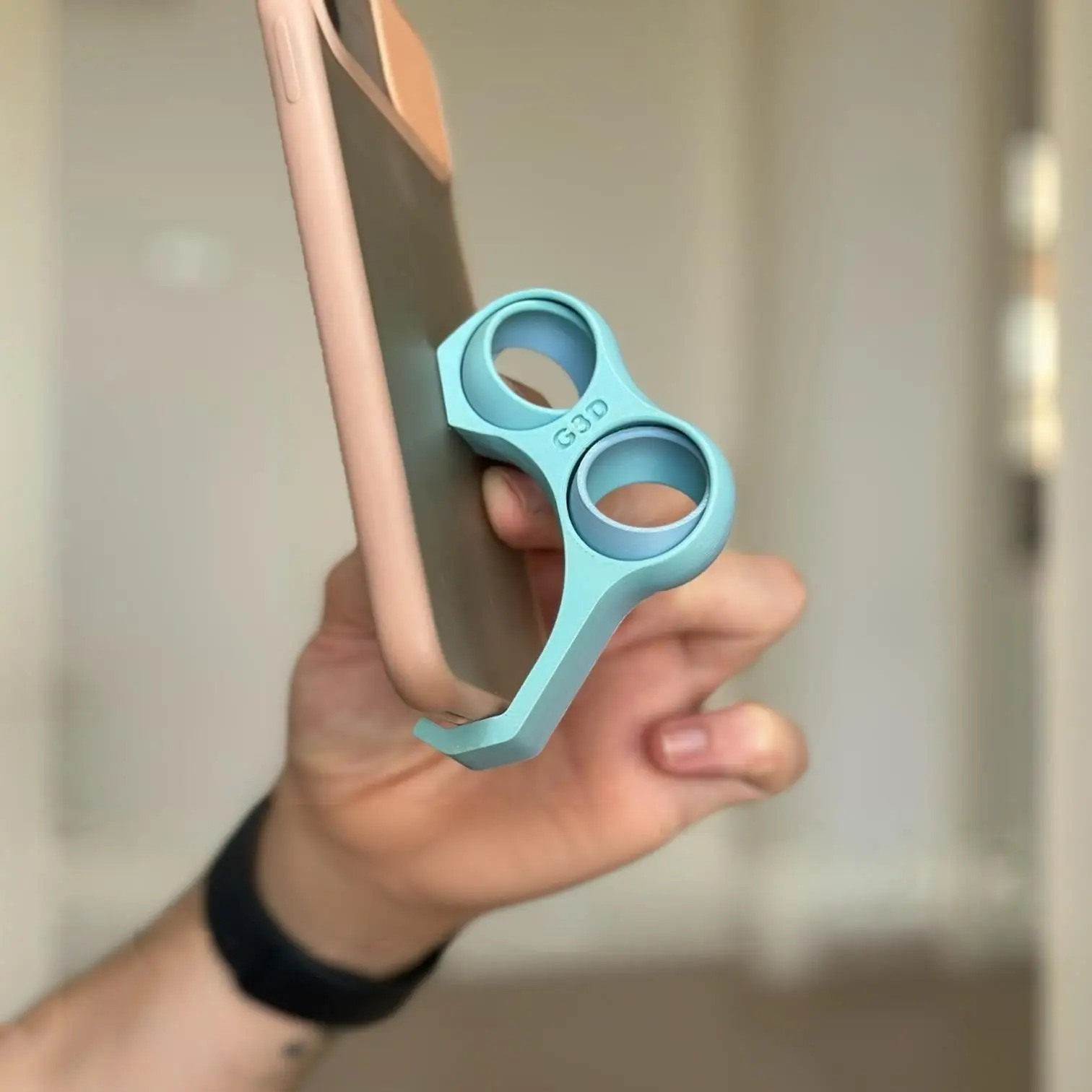 Supporto Ergonomico Multifunzionale per Cellulare, Regolabile e Integrato, per Scrivania, Casa e Ufficio - immagine 3