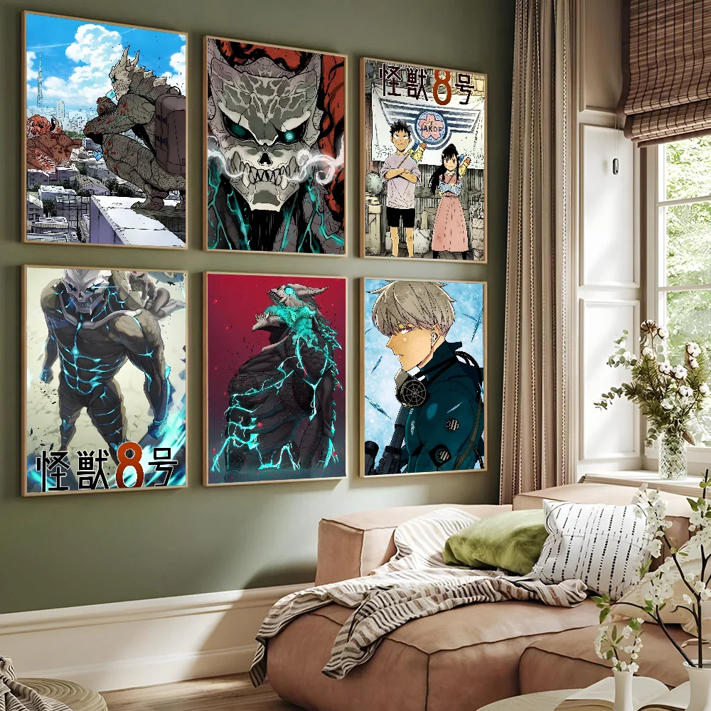 

K-Kaiju No. 8 Poster Paper Print Home Living Room Bedroom Entrance Bar Restaurant Cafe Art Painting Decoration