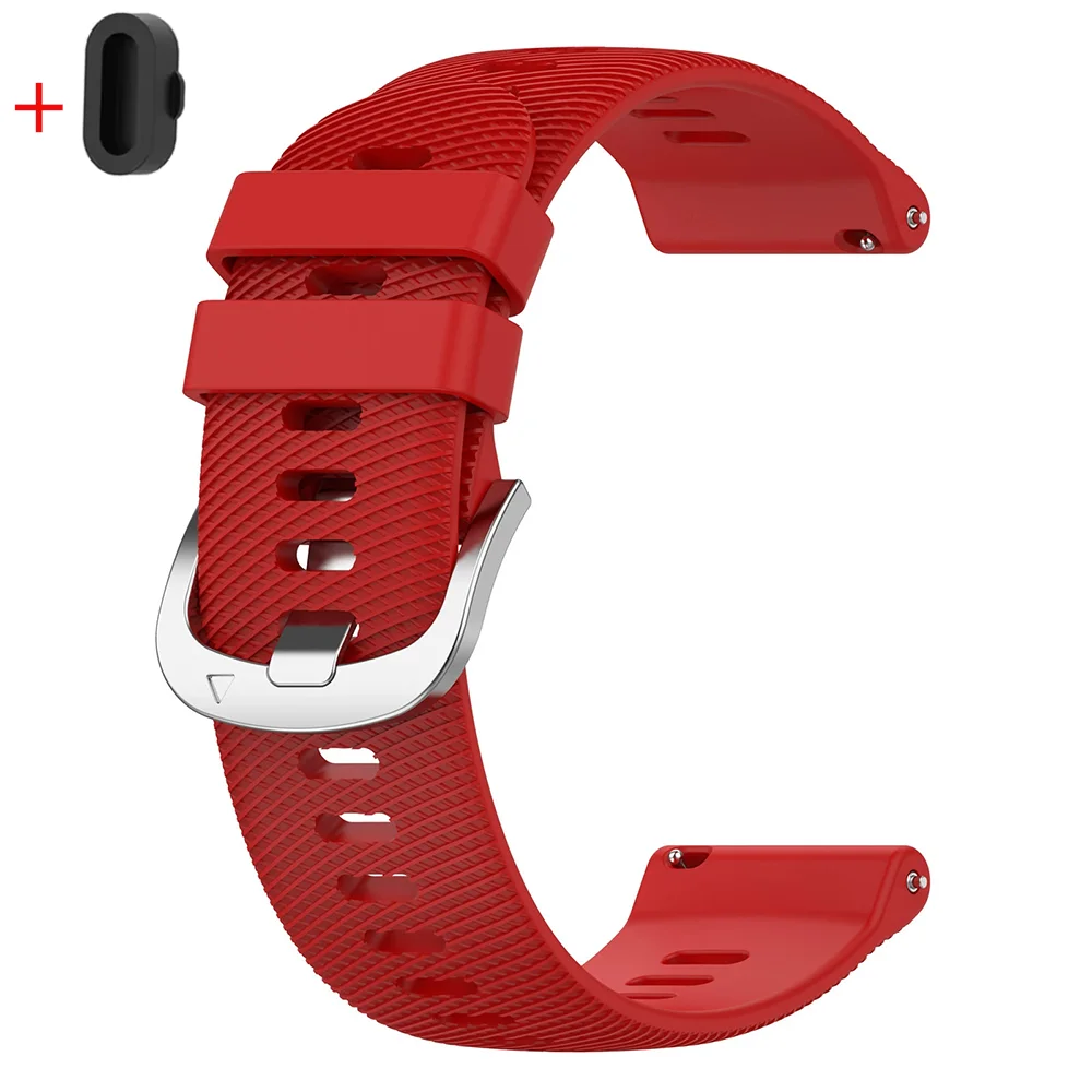 Versatile Silicone Smartwatch Band - Multiple Sizes Available