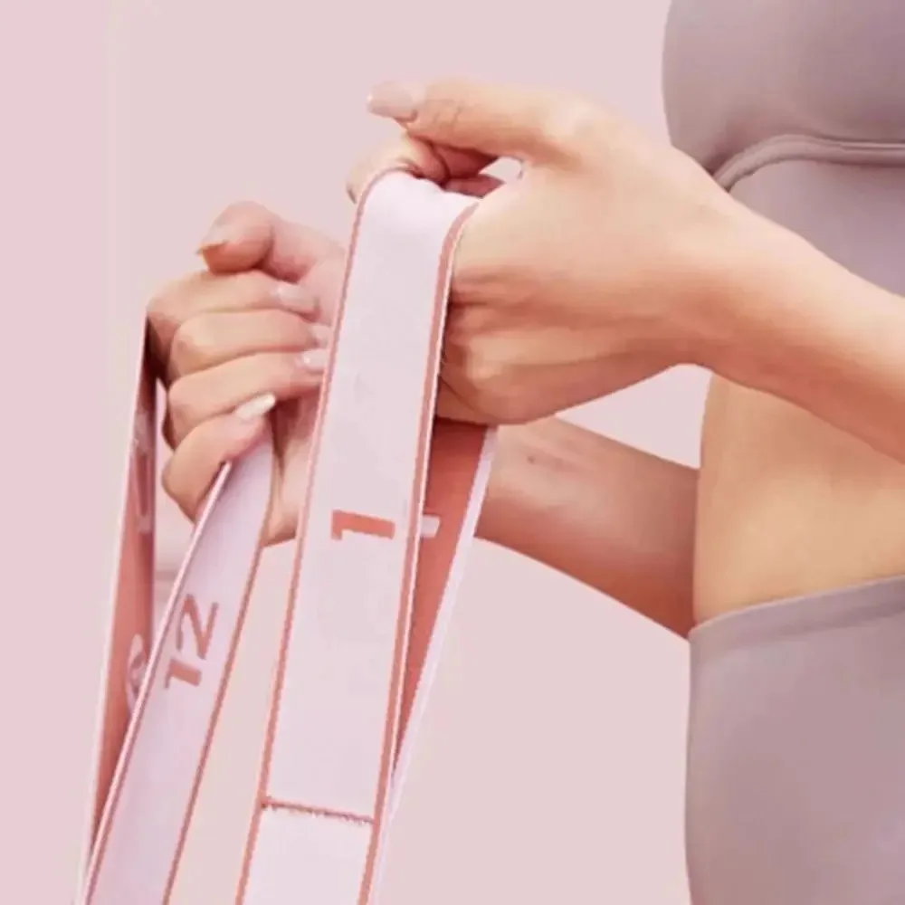 Enhanced Elastic Fabric Resistance Bands for Exercise – Non-Slip Stretch Loops for Yoga, Pilates, and Physical Therapy