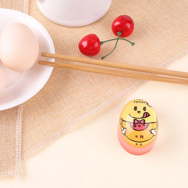 Egg Timer Reusable Easy To Use Food Grade No BPA Safe Boiling Eggs Silicone  Lightweight Soft Hard Boiled Kitchen Gadget - AliExpress
