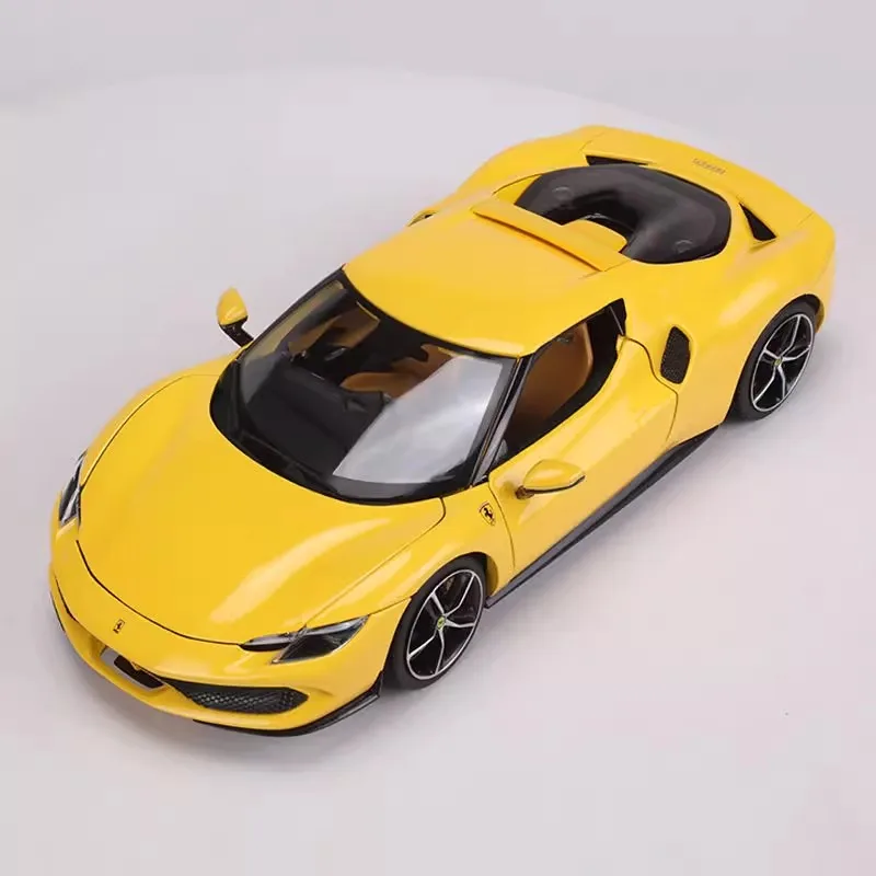 Burago 1/18 Ferrari 296 GTB Hybrid V6 2021 – Rosso Corsa – Édition Limitée – Neuf