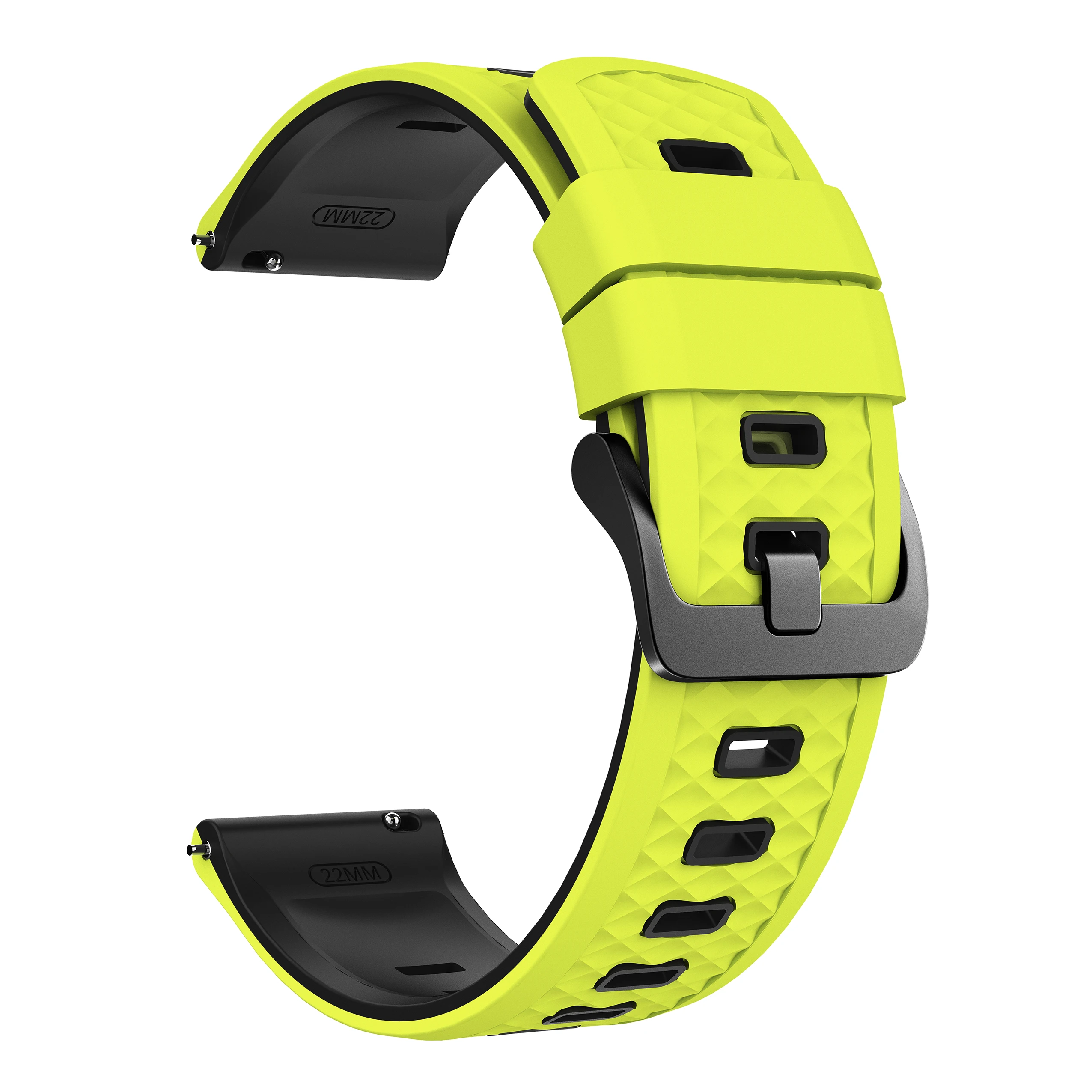 Waterproof Silicone Watch Strap, 22mm - Versatile and Durable Wristband Bracelet Accessory