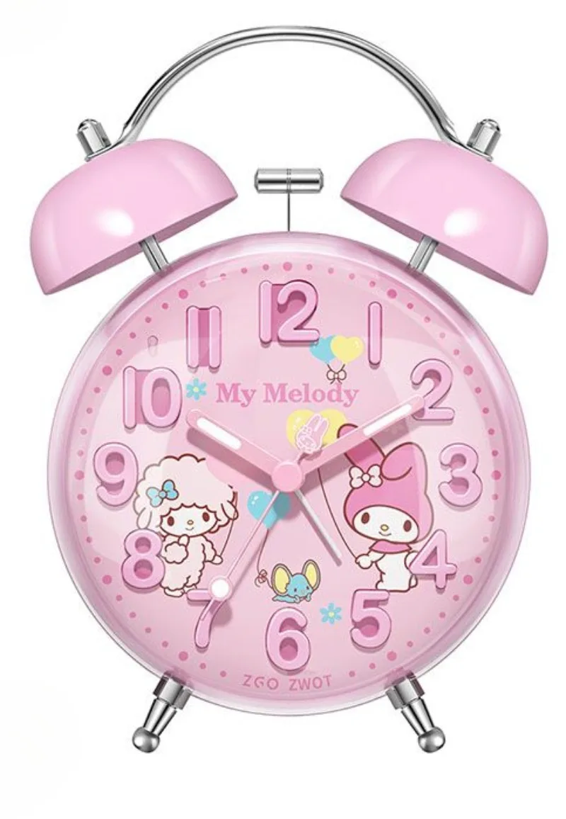 

Sanrio My melody Cinnamoroll Hello kitty милый простой аниме персонаж будильник подарок креативные кавайные Мультяшные часы оптовая продажа