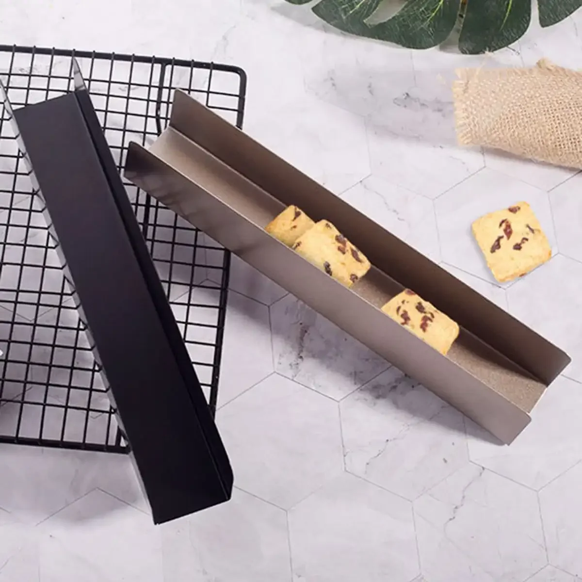 Pastry Baking Mold - U-Shape & Rectangle Shapes for Cookies and Bread